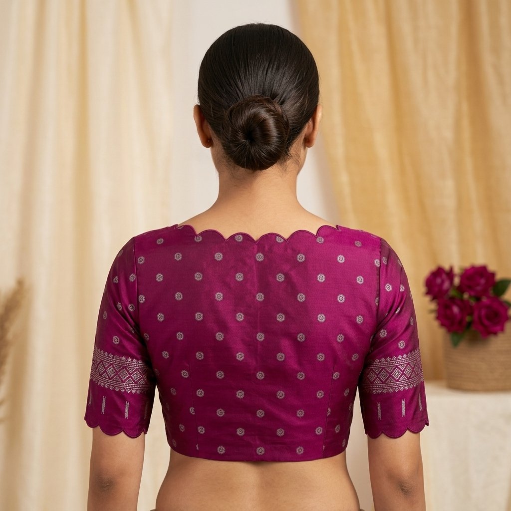 Boat Neck Blouse inspiration image