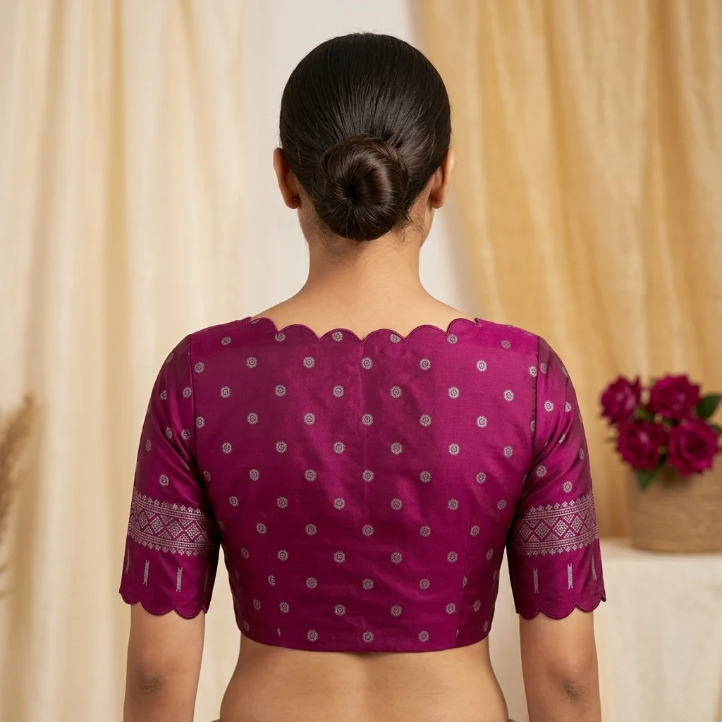 Boat Neck Blouse inspiration image