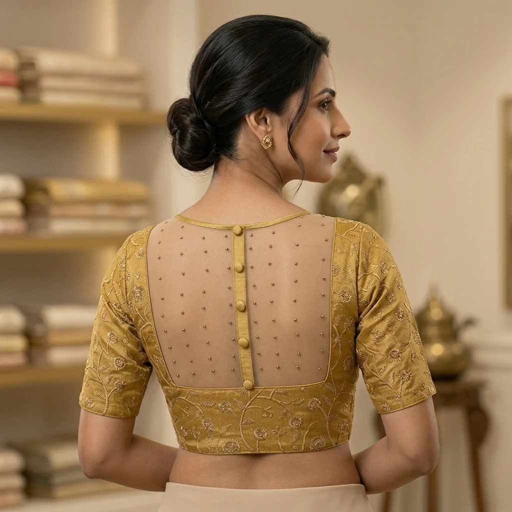 Color Neckline Geometry Details Blouse inspiration image