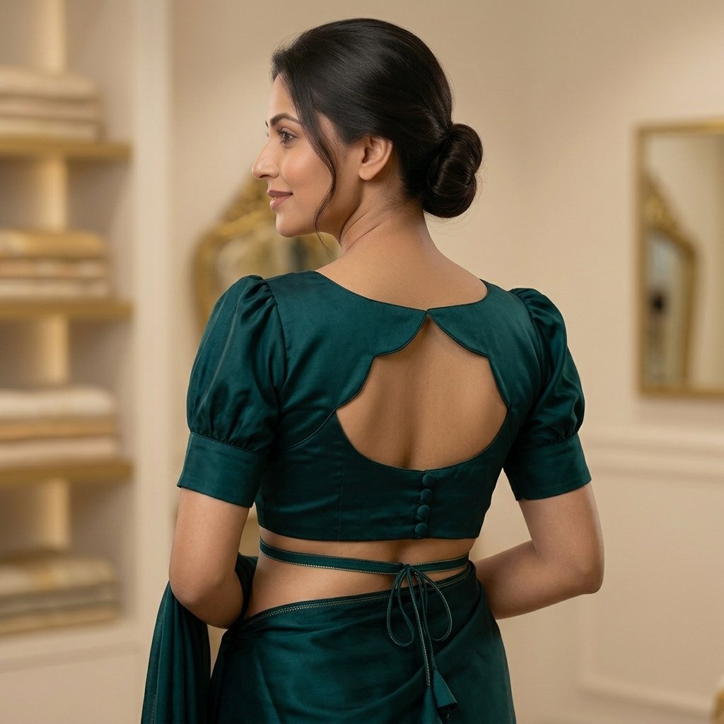 Color Neckline Sleeves Back Blouse inspiration image