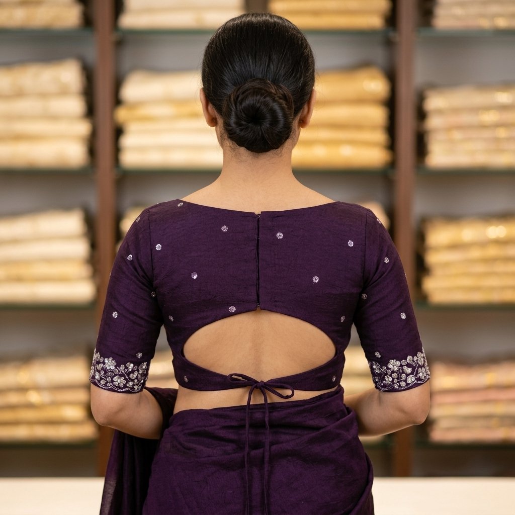 Comment “Buy” For Direct Link Festive Edit Blouse inspiration image