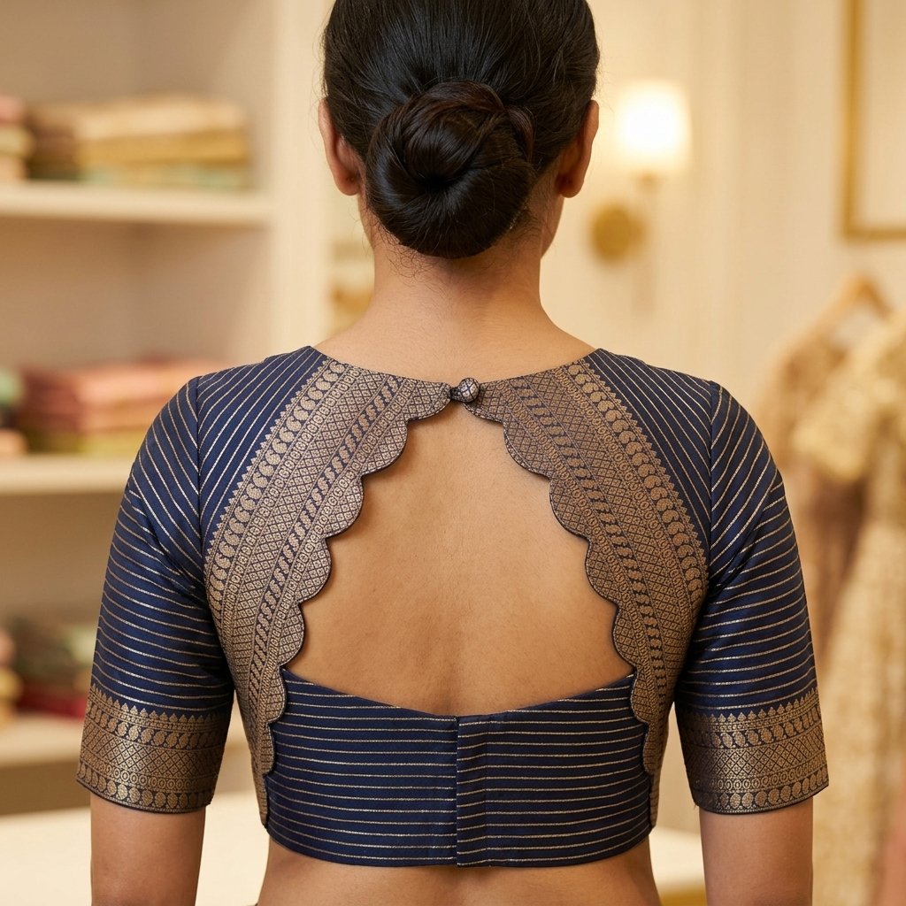 Hi There, Let's Create This Lovely Scallop Blouse inspiration image