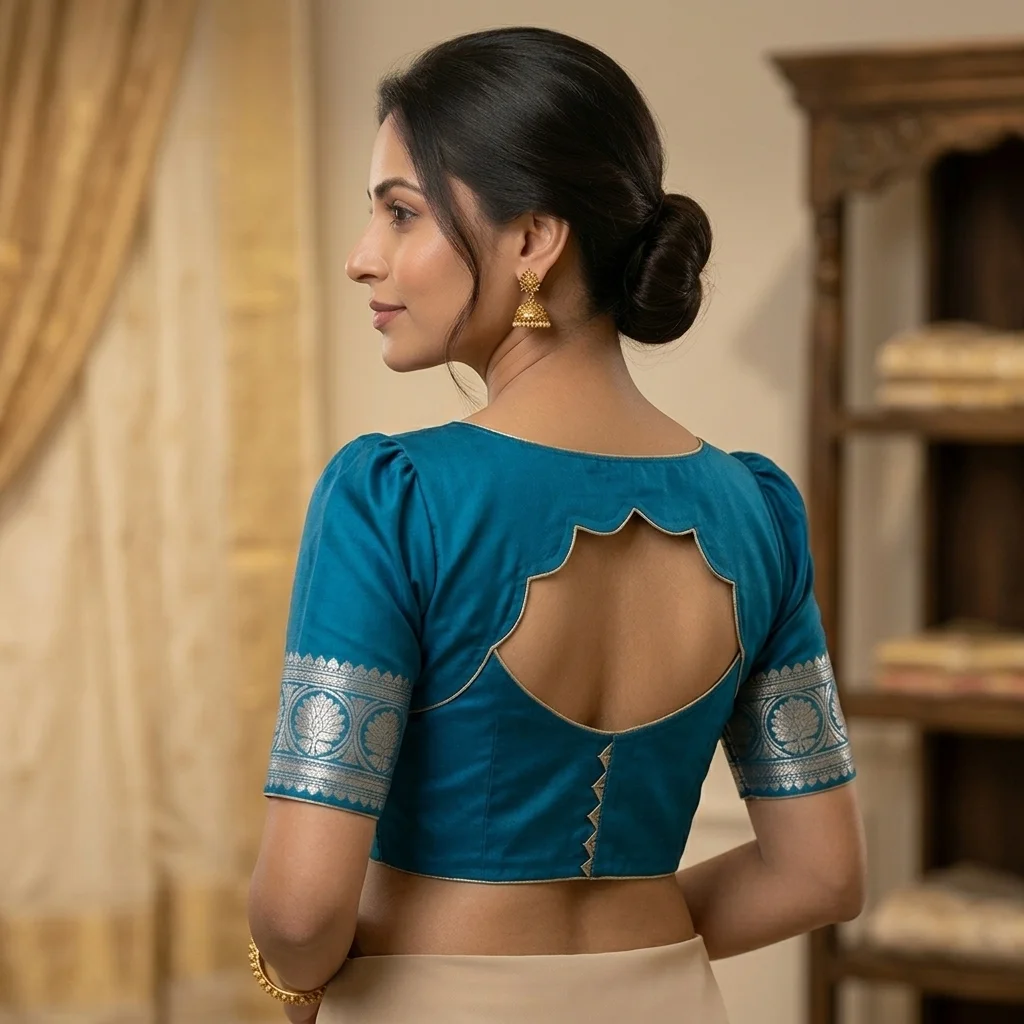 Neckline Geometry 3 Blouse inspiration image