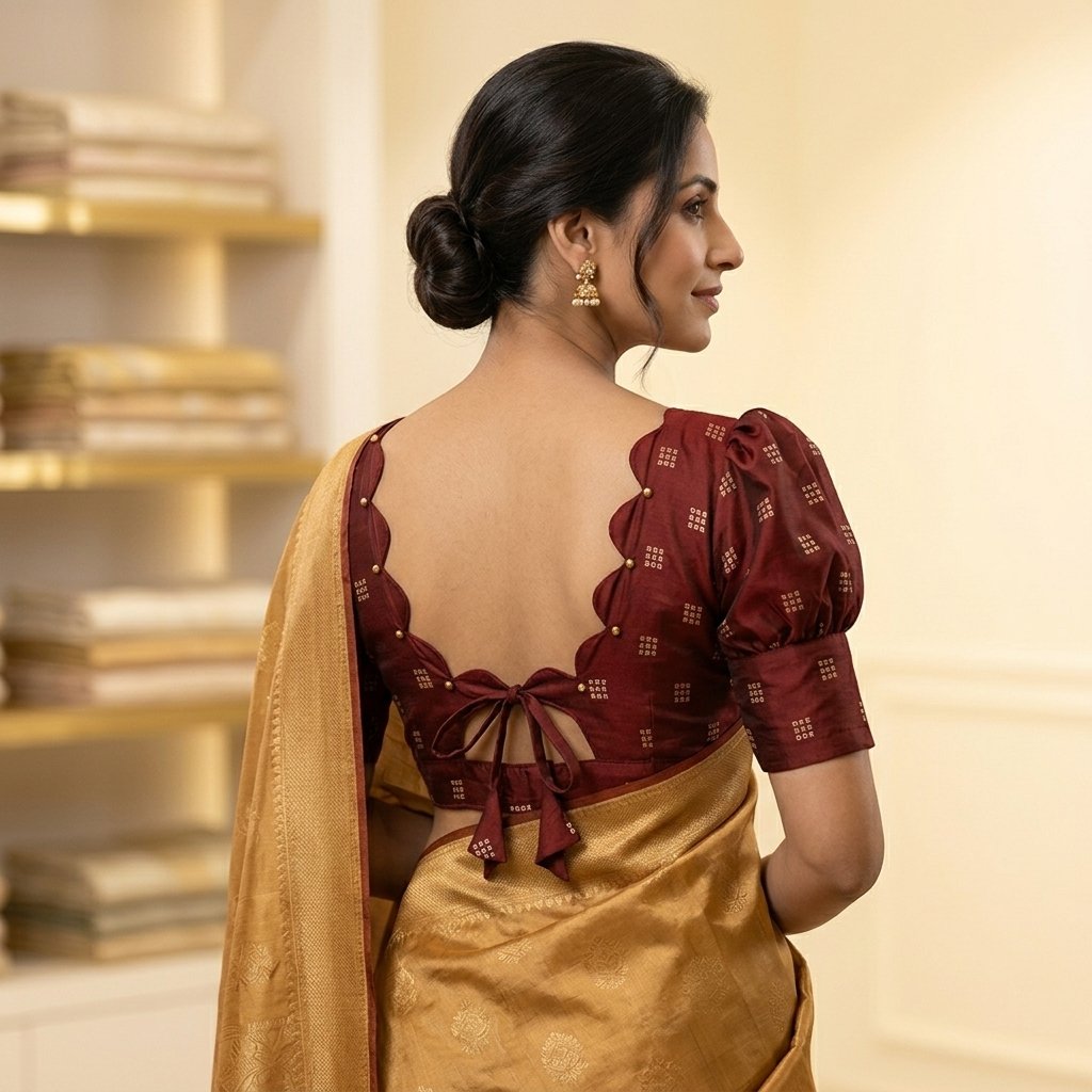 Side Layout Overall Waist Cut Sleeves Blouse inspiration image
